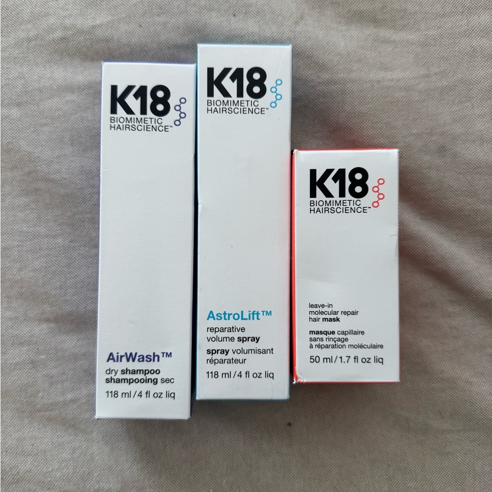 K18 Haircare Set with AirWash, mask and AstroLift